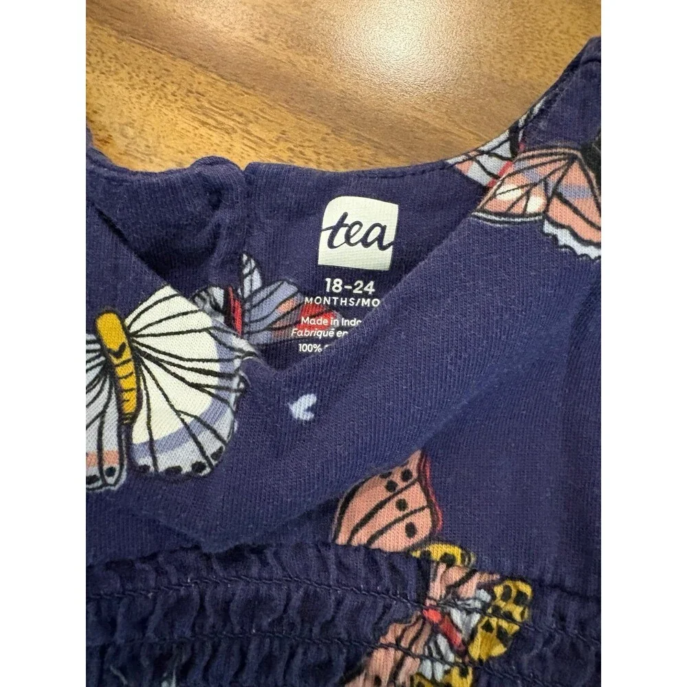 Tea Collection Long Sleeve Rompers, size 18-24 months